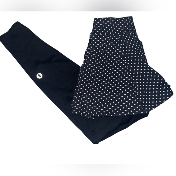 ⚡️DonaJo Skirted Legging (Black Polka Dot/Blk) Size Tam P Size 1 - Picture 6 of 8